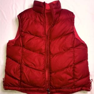 Reversible L.L. BEAN Goose Down Puffer Vest Jacket